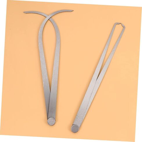 LifeKome 2pcs قياس أداة قياس المسافة الإبداعية للقرائد الخارجية للقياسات الخارجية الداخلية للتصميم المقاوم للفضة in Saudi Arabia