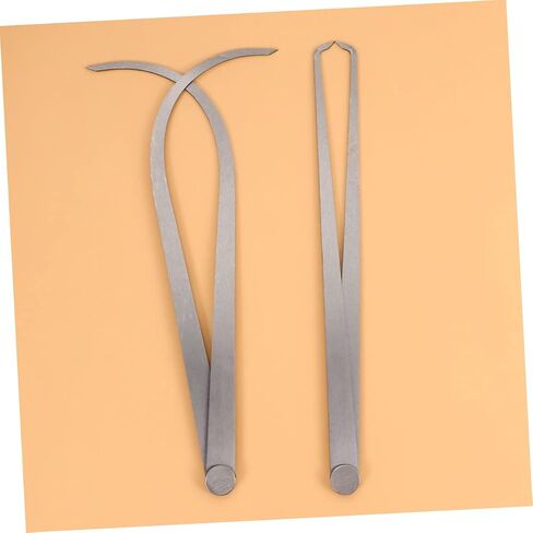 LifeKome 2pcs قياس أداة قياس المسافة الإبداعية للقرائد الخارجية للقياسات الخارجية الداخلية للتصميم المقاوم للفضة in Saudi Arabia