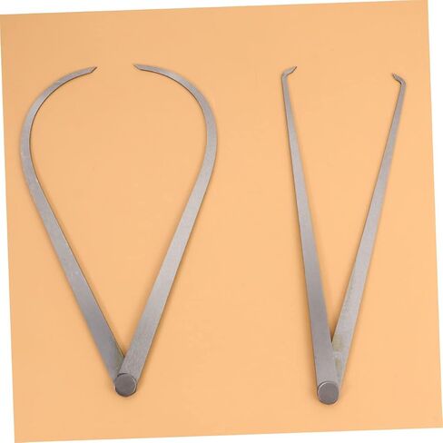LifeKome 2pcs قياس أداة قياس المسافة الإبداعية للقرائد الخارجية للقياسات الخارجية الداخلية للتصميم المقاوم للفضة in Saudi Arabia