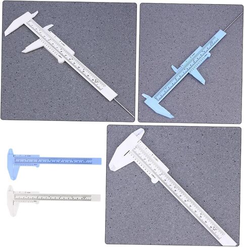 Aboofan 2pcs Caliper Portable Seasuring Gauge أداة قياس يدوية دقيقة لتطبيقات مختلفة سهلة الاستخدام وتحمل قياسات عالية الدقة in Saudi Arabia