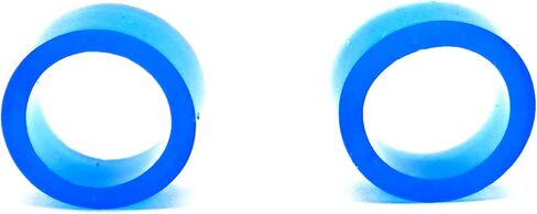 200pcs Dental Color Code Rings, 6mm Silicone Non-Toxic Orthodontic Rings Accessory, Autoclavable Instrument Identification System for Dental Clinics (Blue, L) in Kuwait