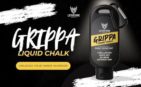 | GRIPPA | Liquid Chalk | Mess Free Gym Chalk for Weightlifting | Gymnastics | Rock Climbing | Dancing | Sweat Resistant | The Ultimate Grip Enhancer | in Saudi Arabia