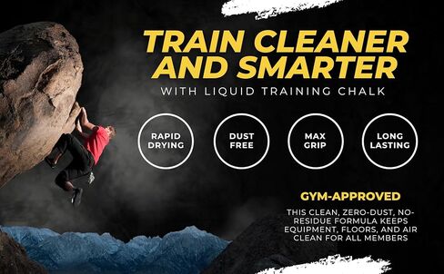 | GRIPPA | Liquid Chalk | Mess Free Gym Chalk for Weightlifting | Gymnastics | Rock Climbing | Dancing | Sweat Resistant | The Ultimate Grip Enhancer | in Saudi Arabia