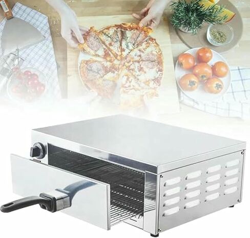 Electric Pizza Maker, Single Pizza Drawer Toaster Oven,12" Portable Outdoor BBQ Pizza Oven, 1200W Commercial Electric Pizza Oven, for Home Kitchens, Restaurants and Pizzerias in Saudi Arabia