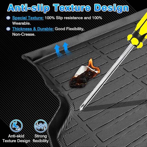 Cartist Cargo Liner Compatible with 2020-2023 2024 2025 Subaru Outback All Weather Rear Trunk Mat for Outback High Side Waterproof Heavy Duty in Kuwait