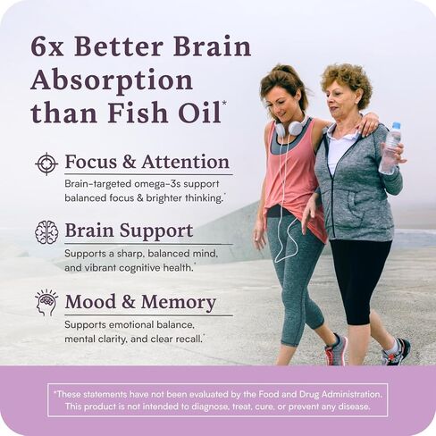 Accentrate Omega with LYSOVETA LPC | EPA & DHA Supplements for Brain Health | Focus, Memory, & Mood | 6X Better Absorption Than Fish Oil | Omega-3 Fatty Acid Supplements | 30 Softgels (1 Month) in Saudi Arabia