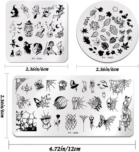 6Pcs Christmas Nail Stamping Plates,Winter Holiday Snowflake Nail Stamper Template Kit Xmas Snowman Nail Stencils Christmas Tree Santa Claus Elk Design Nail Decorations Nail Supplies for Women Girls in Saudi Arabia