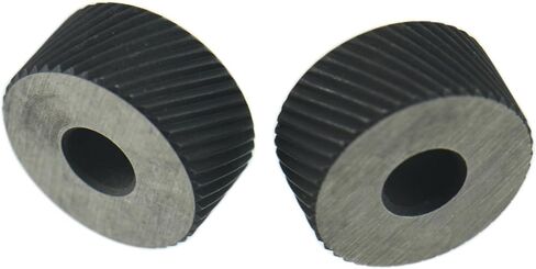 SHARS 2 PCS 3/4" HSS Medium Pitch Hand Diamond Pattern Knurling Wheel Set 404-9325 !) in Saudi Arabia