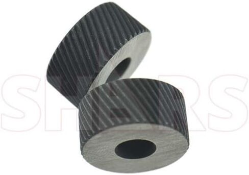 SHARS 2 PCS 3/4" HSS Medium Pitch Hand Diamond Pattern Knurling Wheel Set 404-9325 !) in Saudi Arabia