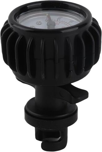Diooche barometer barometer barometer مع مقياس ضغط أحادي الاتجاه لزرع المطاط | أداة قياس ضغط الهواء دقيقة في PVC للقوارب | 0-2 بار / 0-30 PSI نطاق in Kuwait