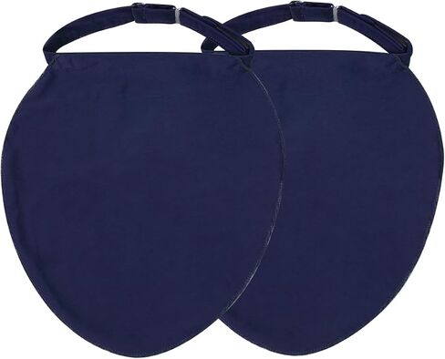 Tracheostomy Neck Stoma Cover,Breathable Laryngectomy Cover for Tracheostomy Care,Tracheostomy Supplies-Adjustable Neck Trachea Protector (Navy Blue, 2pcs) in Kuwait
