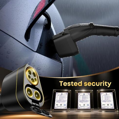 محول NACS to CCS1 ، محول شاحن Tesla 500A/1000V ، محول DC مناسب لفورد ، Rivian ، GM ، Volvo ، Polestar ، Nissan ، Mercedes-Benz ، Hyundai ، Lucid ، Kia ، Genesis ، و Honda Prologue Evs in Kuwait