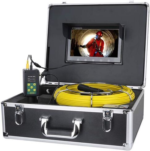 Pipeline Endoscope, Industrial Endoscope Inspection Camera, 7 Inch 50 Meter Line HD Camera for Wall Car Engine Inspection in Saudi Arabia
