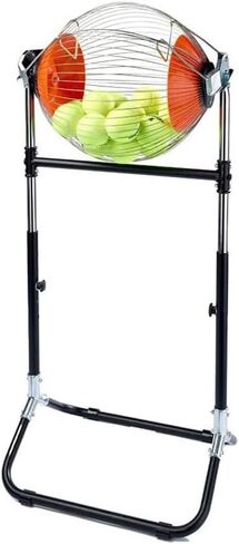 Hopper and Ball Collector All-in-One with 5 Adjustable Heights, Holds up to 60 Tennis Balls or 30 Pickleballs in Kuwait