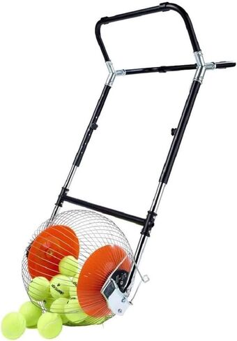 Hopper and Ball Collector All-in-One with 5 Adjustable Heights, Holds up to 60 Tennis Balls or 30 Pickleballs in Kuwait