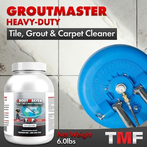 GroutMaster Tile & Grout Cleaner – Fast-Dissolving Powdered Solution for Deep Cleaning Concrete Stains, Grease, & Tough Stains, Ideal for Residential & Commercial Use, 6.5 lbs in Saudi Arabia