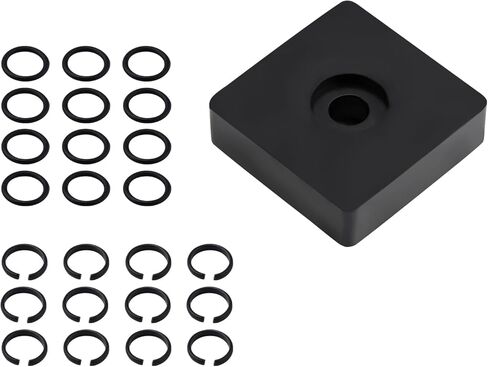 12 مجموعات 3/8 "التأثير الاحتفاظ بحلقات احتكاك مقطع مؤثر مع حلقة O ، بما في ذلك أداة تثبيت حلقة التجنيب المتوافقة مع وجع التأثير الكهربائي والهواء المضغوط in Kuwait