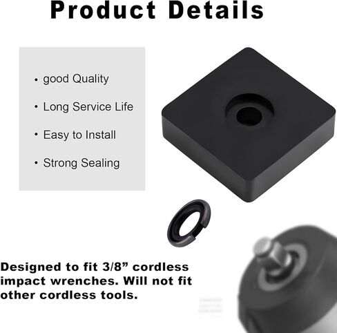 12 مجموعات 3/8 "التأثير الاحتفاظ بحلقات احتكاك مقطع مؤثر مع حلقة O ، بما في ذلك أداة تثبيت حلقة التجنيب المتوافقة مع وجع التأثير الكهربائي والهواء المضغوط in Kuwait