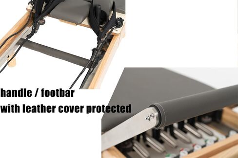 Pilates Reformer Machine, Wood Foldable Pilates Machine Equipment for Home Workout in Kuwait