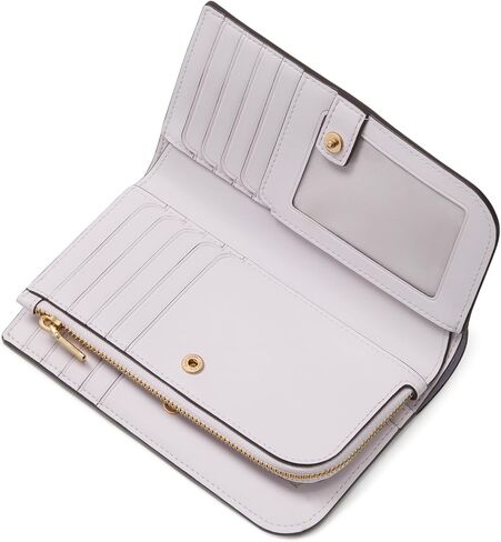 kate spade new york Devin Saffiano Leather Medium Bifold Wallet, Pistachio Ice in Saudi Arabia