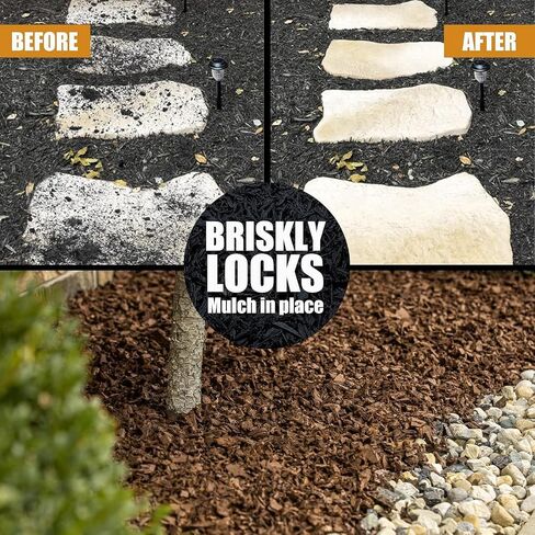 Mulch Glue for Landscaping 1GAL, Super Lock Down Sticky Rock Glue for Landscaping, Mulch Gravel Binder Stabilizer 4L, Garden Stone Adhesive for Landscape Maintenance in Kuwait