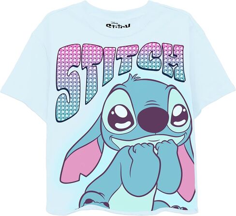 Disney Girls Lilo and Stitch Biker Shorts and T-Shirt- Little and Big Girls Sizes 4-16 in Saudi Arabia