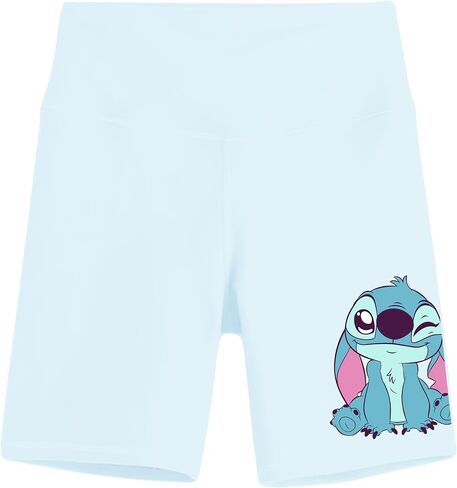 Disney Girls Lilo and Stitch Biker Shorts and T-Shirt- Little and Big Girls Sizes 4-16 in Saudi Arabia