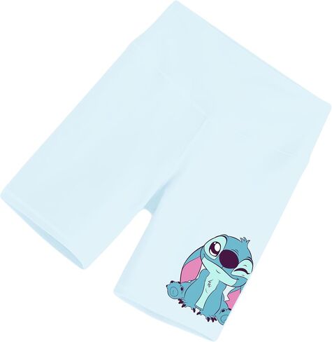 Disney Girls Lilo and Stitch Biker Shorts and T-Shirt- Little and Big Girls Sizes 4-16 in Saudi Arabia