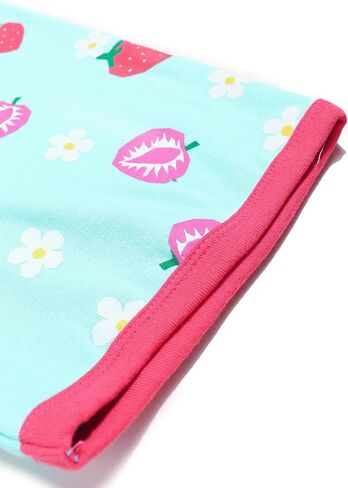 Girls Pajama Set, 4-Piece Cotton Pajamas Short Summer PJs Kids Sleepwear in Saudi Arabia