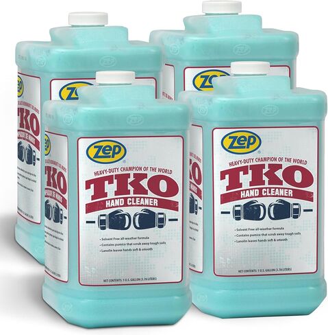 Zep TKO Heavy -Duty Industrial Hand Cleaner - 1 جالون (حالة من 2) - ECR548242 - القوة الصناعية ، مثالية لمعالجة أصعب الأوساخ والشحوم in Kuwait