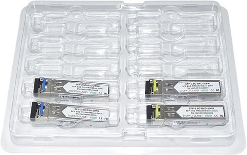 2.5G Optical BIDI 20KM TX1310RX1550 Pluggable LC DOM (Color : 1 Pair) in Kuwait