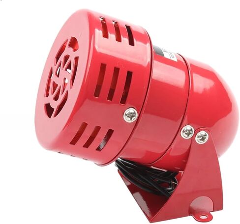 12V DC 24V DC 220V AC 110V AC RED MINI MINE SERER Seren Industrial Sound Sound Guard ضد السرقة MS-190 (AC 110V) in Saudi Arabia