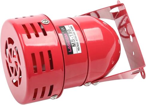 12V DC 24V DC 220V AC 110V AC RED MINI MINE SERER Seren Industrial Sound Sound Guard ضد السرقة MS-190 (AC 110V) in Saudi Arabia