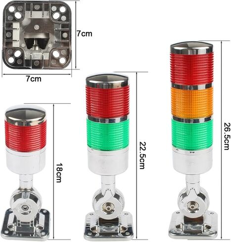 DC12V 24V AC110V 220V تراكب مكدس Multilayer الصناعي LED LED ضوء تحذير ضوء لبرج إنذار الآلات LTA (3 طبقة) in Kuwait