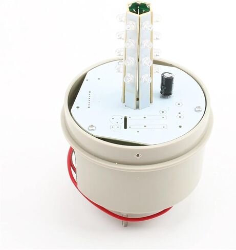 LED-1101J فلاش تحذير من طوارئ طوارئ مع طوارئ الجرس الأحمر الأزرق الأخضر مؤشر مصباح DC12V 24V AC220V 110V (أصفر ، AC 110V) in Kuwait