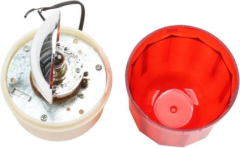LTE-1101 LTE-1101J AC110V 220V Red Yellow Green Blue Rotating Warning Light Lamp Warning Light for Industrial(Blue,AC 110V) in Saudi Arabia