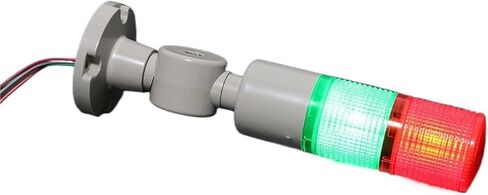 2 طبقة 45 مم صناعية متعددة الطبقات مكدس الضوء الأحمر الخضراء LED إشارة إنذار ضوء الحذر لمصباح الآلات AC110-220VDC12V24V (لا صوت 12V) in Kuwait