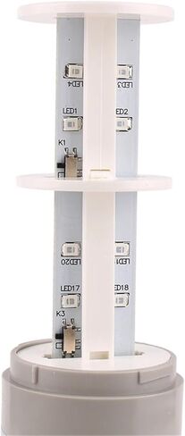 2 طبقة 45 مم صناعية متعددة الطبقات مكدس الضوء الأحمر الخضراء LED إشارة إنذار ضوء الحذر لمصباح الآلات AC110-220VDC12V24V (لا صوت 12V) in Kuwait