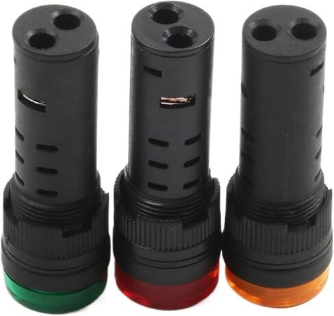 20PCS AD16-16SM 16MM 12V 24V 36V 220V إشارة الفلاش ضوء التحذير الأحمر تحذير الجرس المنبه مؤشر البلاستي in Kuwait