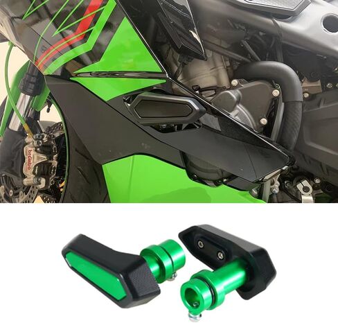 Motorcycle Engine Crash Protector Frame Slider Protector for ZX4R zx-4r ZX-4RRSE ZX-25R NINJA-4R（Black） in Saudi Arabia