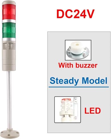 LGP-205 2 طبقات برج الصناعي إشارة تحذير الإشارة مكدس LGP-505 LED Red Green Iducator Lamp IP30 للآلة (ضوء ثابت 220 فولت) in Kuwait