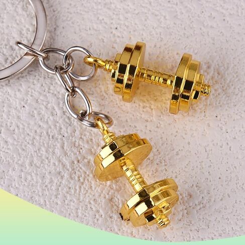 YALLNASL Dumbbell Charms for Handbags Backpack Gym Bag Accessories for Women Men Best Friend Powerlifting Gifts for Friends in Saudi Arabia