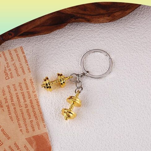 YALLNASL Dumbbell Charms for Handbags Backpack Gym Bag Accessories for Women Men Best Friend Powerlifting Gifts for Friends in Saudi Arabia