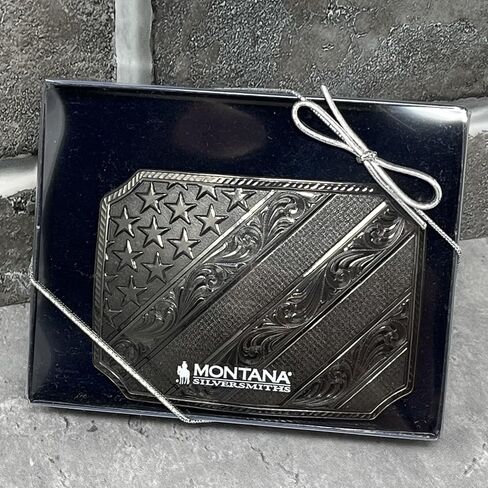 Montana Silversmiths Men Big Bold Stripes American American صنعت كلاسيكية الفضة in Saudi Arabia