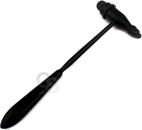 Tromner Neurological Deluxe Reflex Hammer Tactical Black by G.S Online Store in Saudi Arabia
