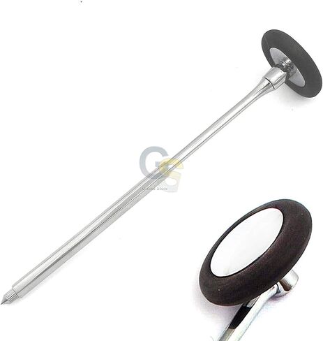 G.S Babinski Herological Reflex Hammer مع فرشاة مدمجة للاستجابات الجلدية والسطحية - أسود in Saudi Arabia