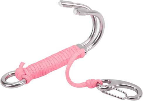 Diving Drift Hook Double Dual Stainless Steel Scuba Diving Hook with Strong Cord for Cave Diving and Strong Currents 316 Stainless Steel 124g in Kuwait