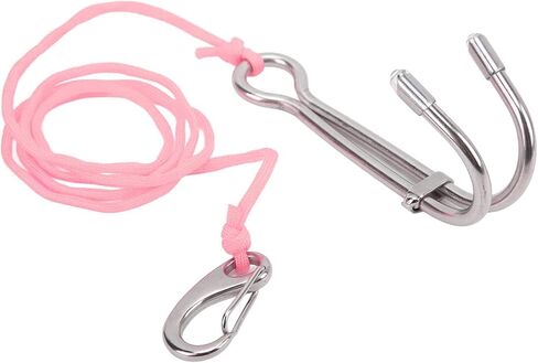 Diving Drift Hook Double Dual Stainless Steel Scuba Diving Hook with Strong Cord for Cave Diving and Strong Currents 316 Stainless Steel 124g in Kuwait