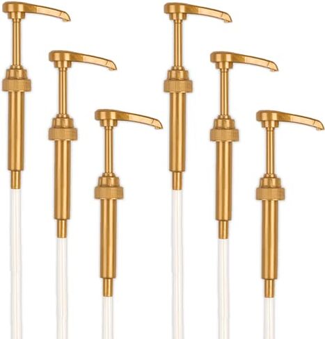 مضخة شراب القهوة الذهبية لزجاجات Starbucks 1 لتر (33.8 أوقية) (حزمة 6) in Kuwait