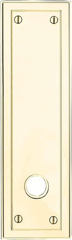 Baldwin R051031PS Hollywood Hills Estate Rectangular Rosette for Passage Functions - Pair in Kuwait